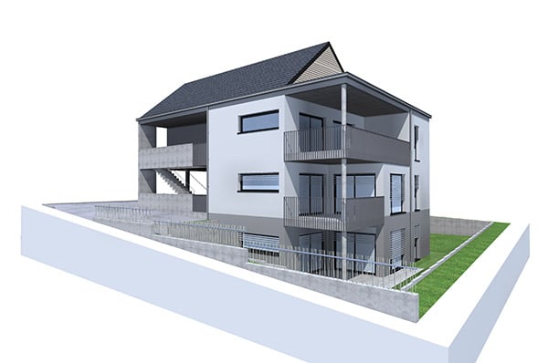 Etude thermique pour 3 logements Hegenheim